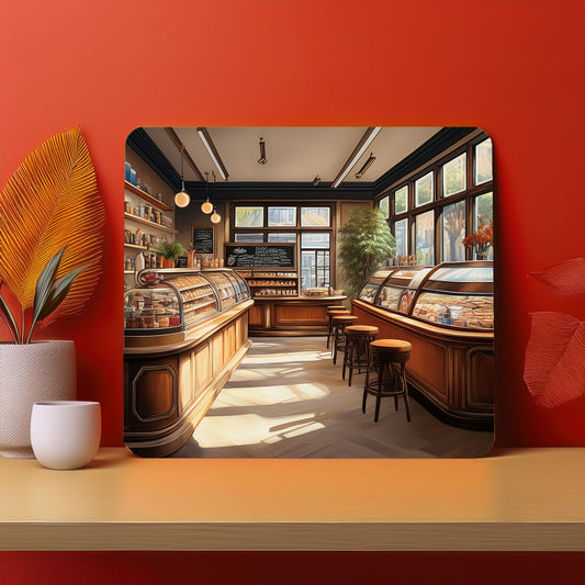 Home Fence Garden Trees Raining Fog Mousepad